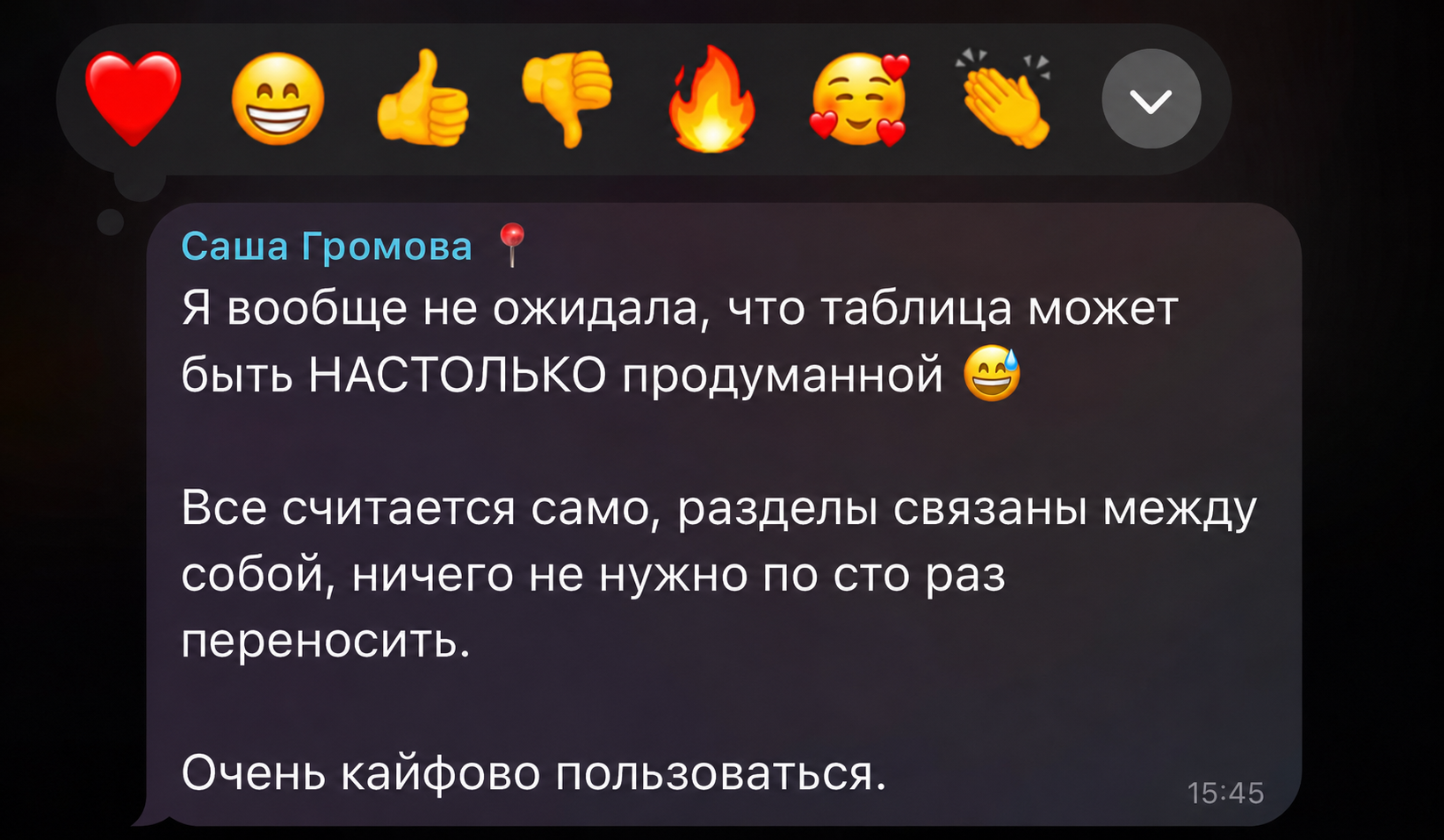 Оригинальный отзыв Саши Громовой о WeddMapp