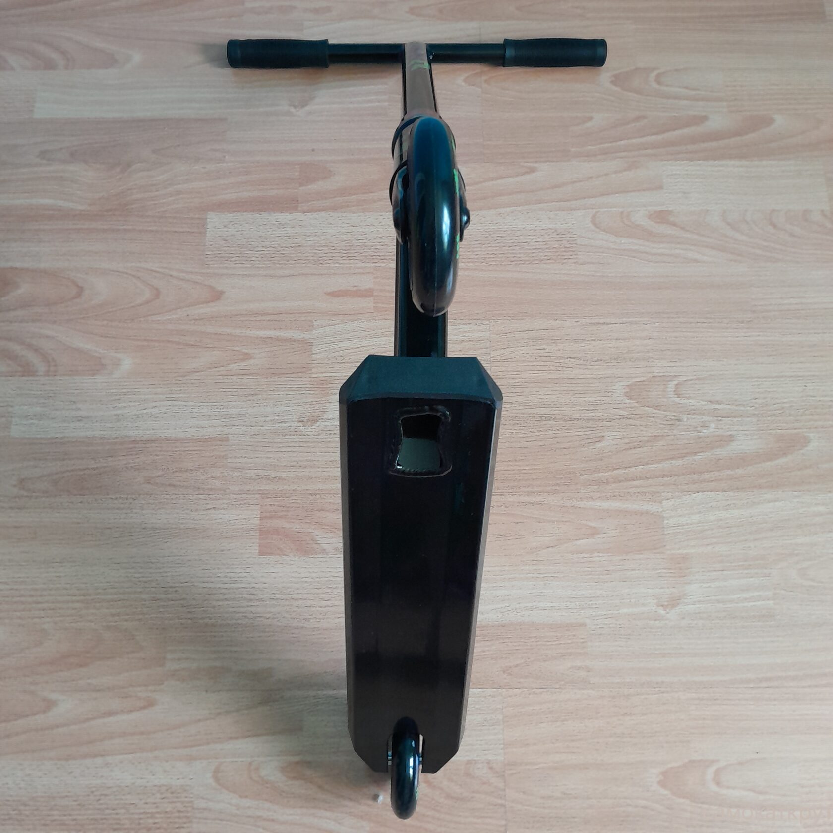 Трюковый самокат MINIJUMP детский чёрный