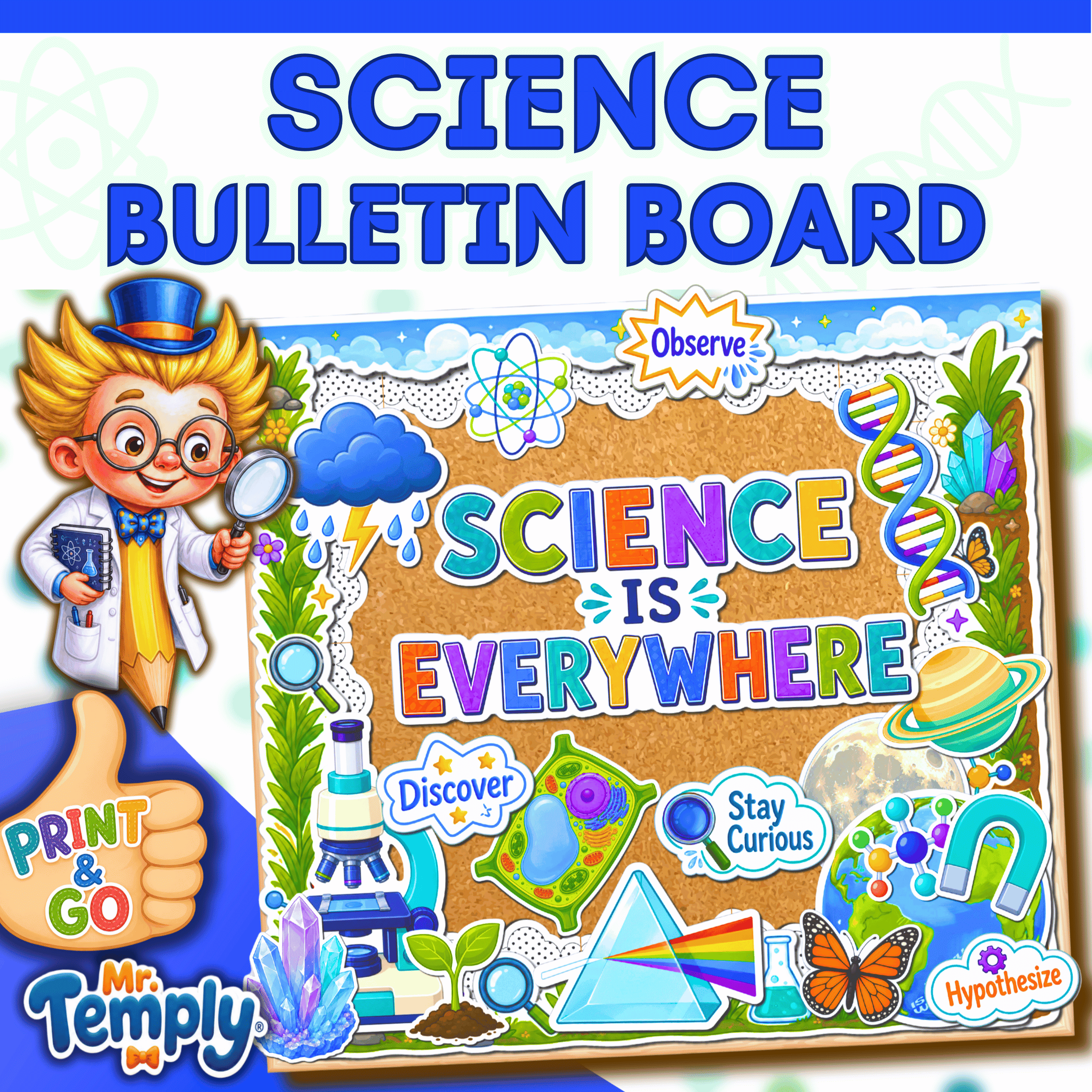 Science Is Everywhere bulletin board