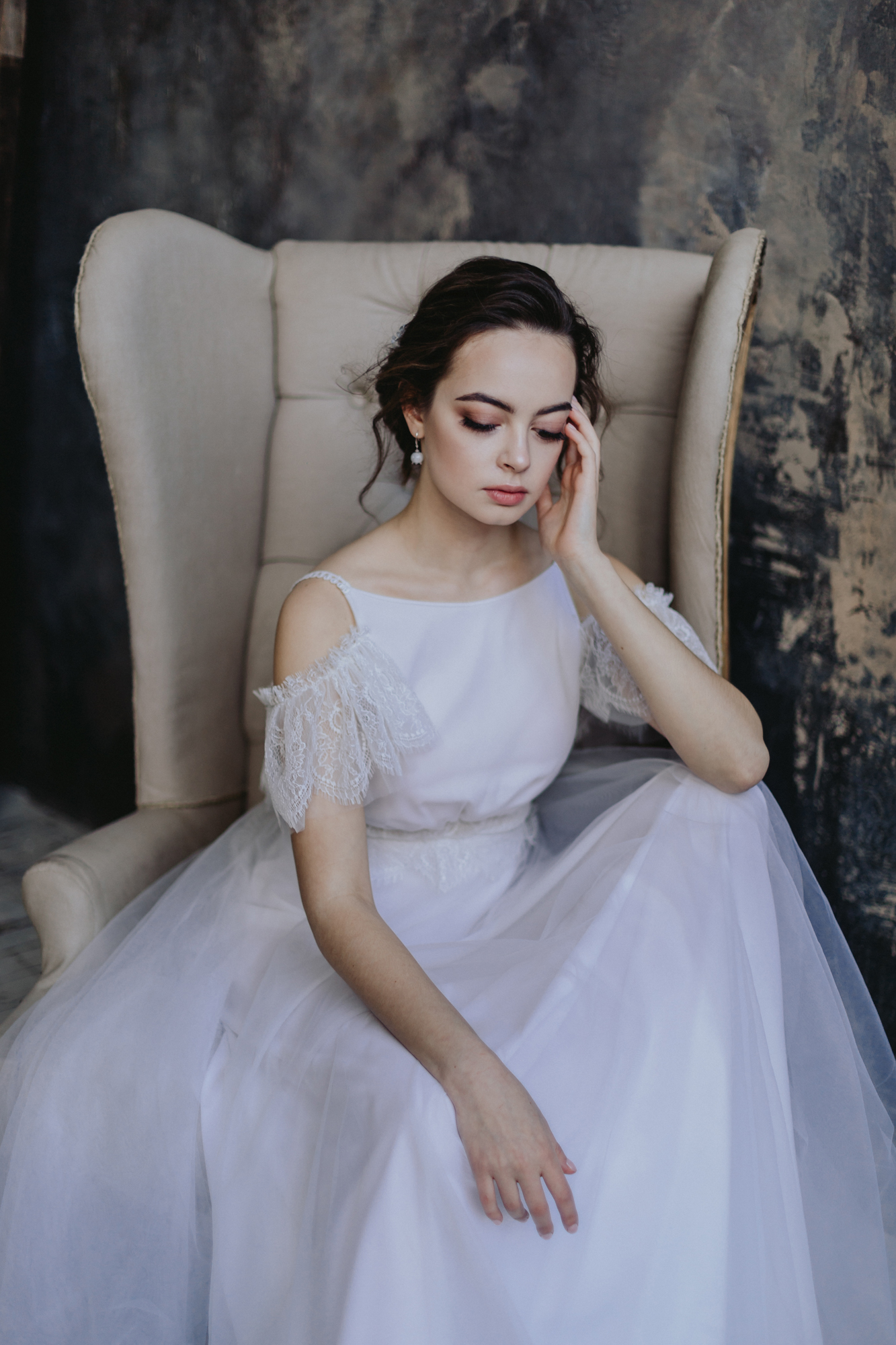 Свадебное платье в стиле рустик