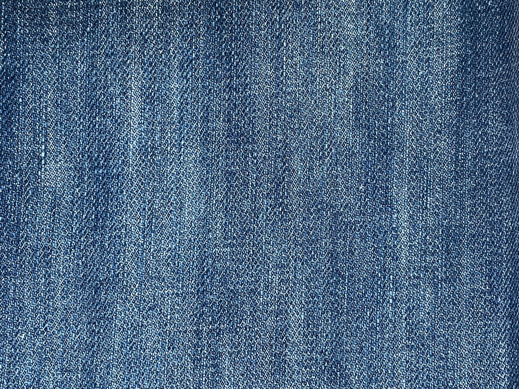 Макрофото деним-саржевого переплетения с selvedge-кантом