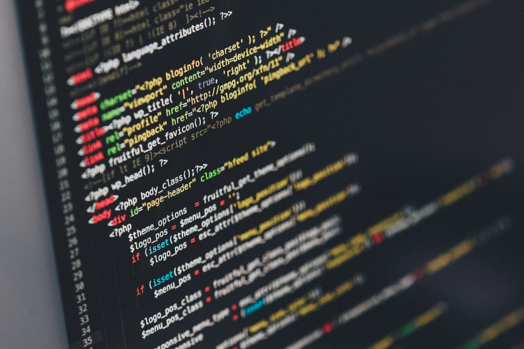 Developer restoring website code on a laptop