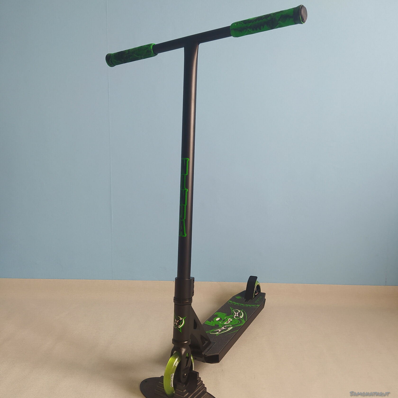 Самокат трюковый Stattum Ninja зелёный 