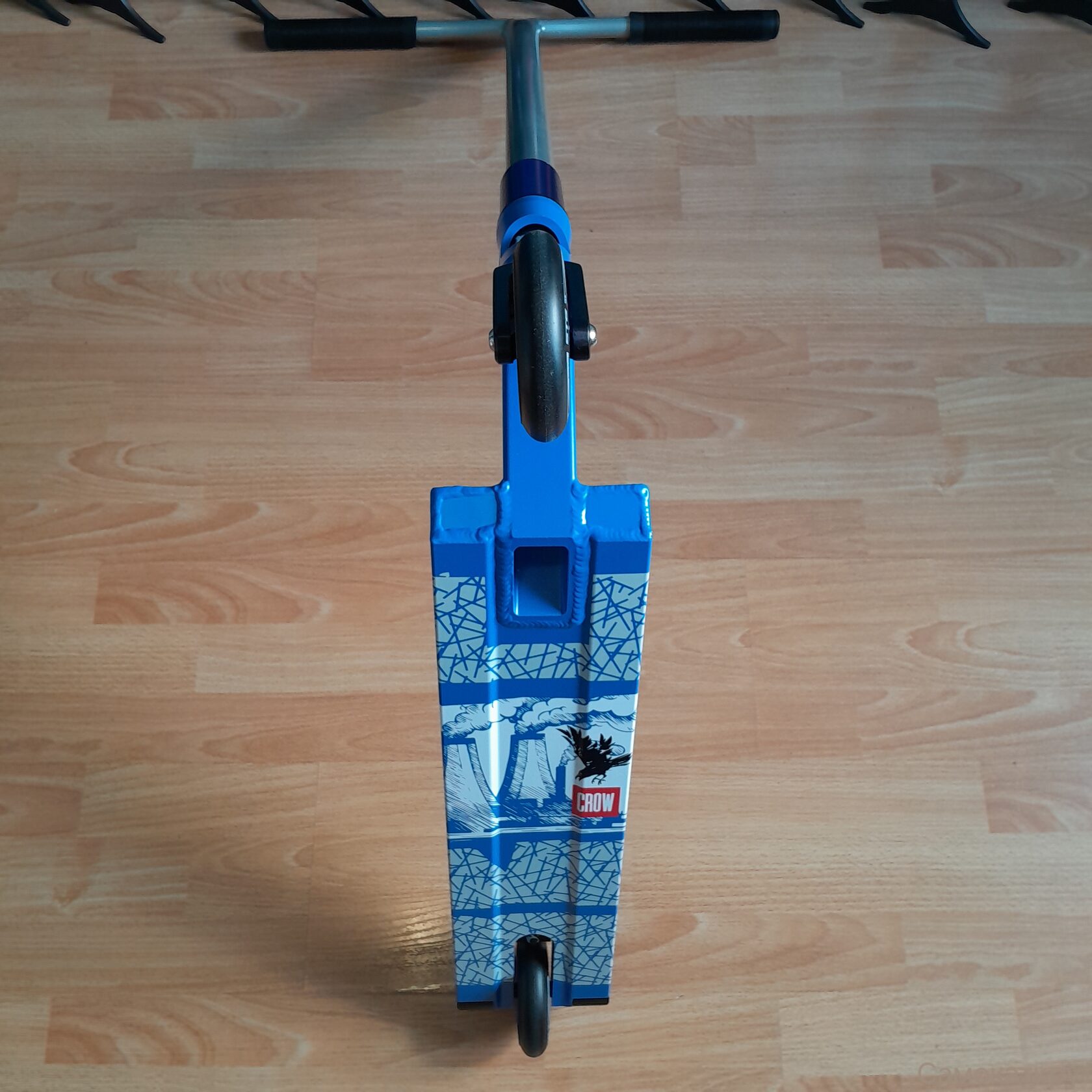 Трюковой самокат Novatrack crow 10 синий