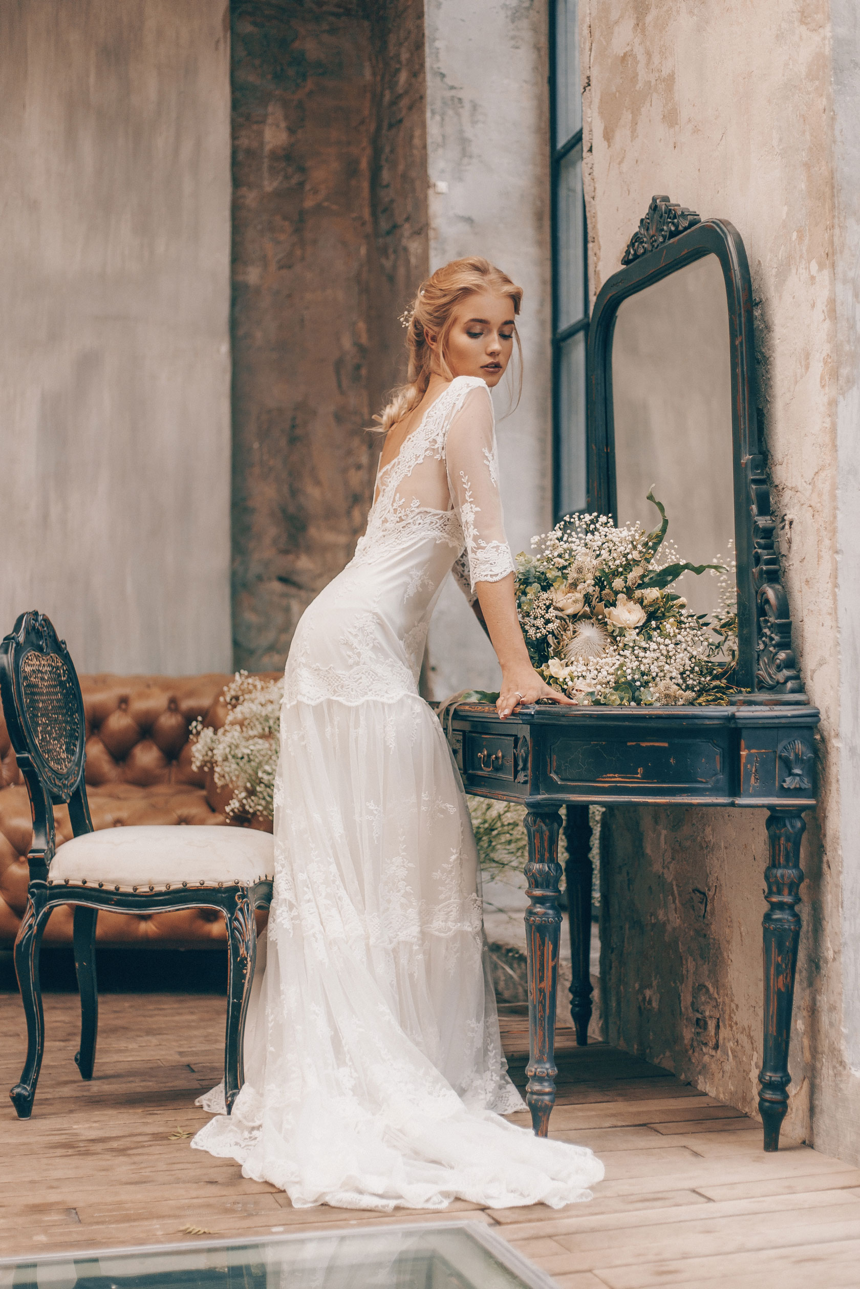 Свадебное платье в стиле хиппи