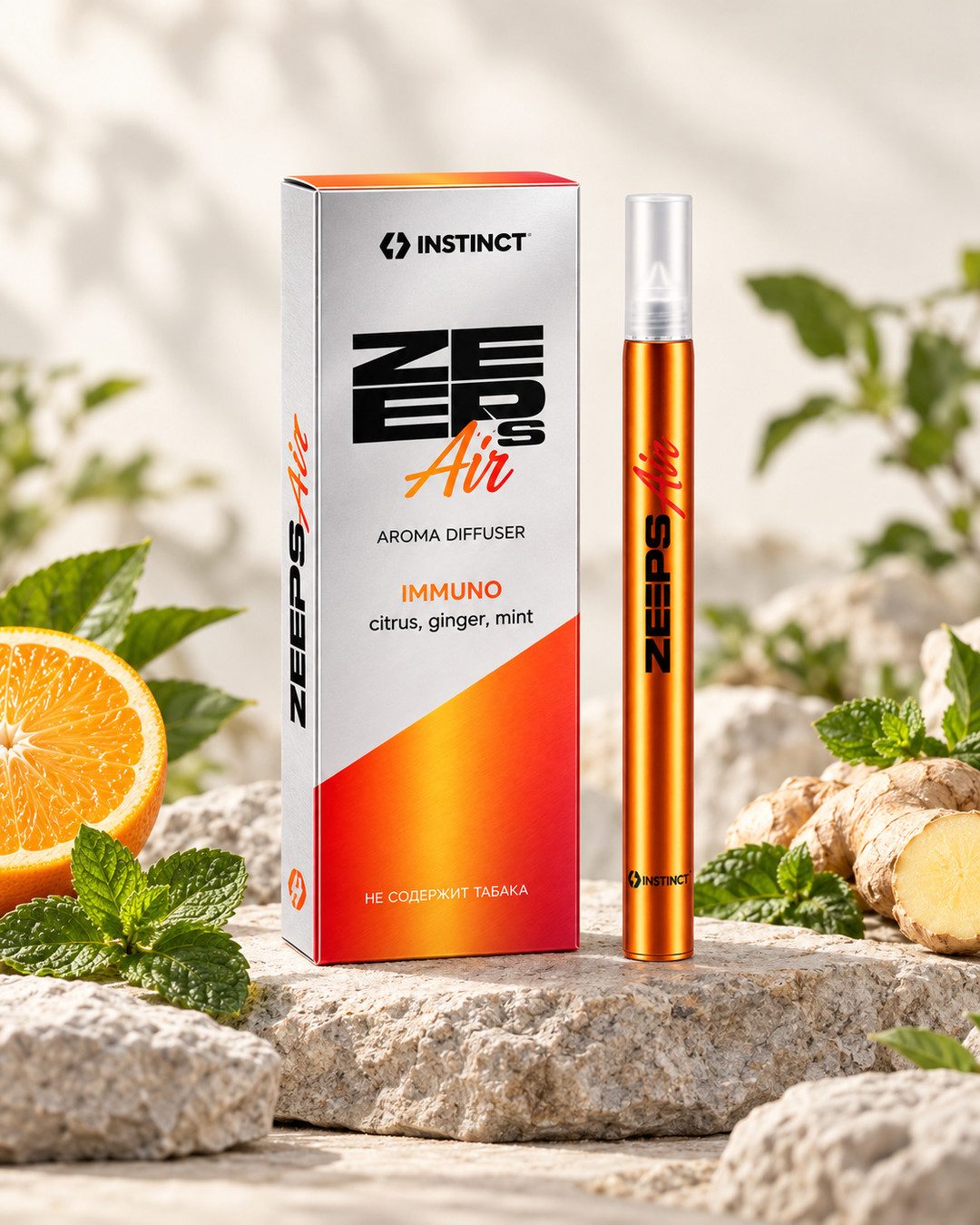 ZEEPS Air Immuno — Цитрус, имбирь и мята