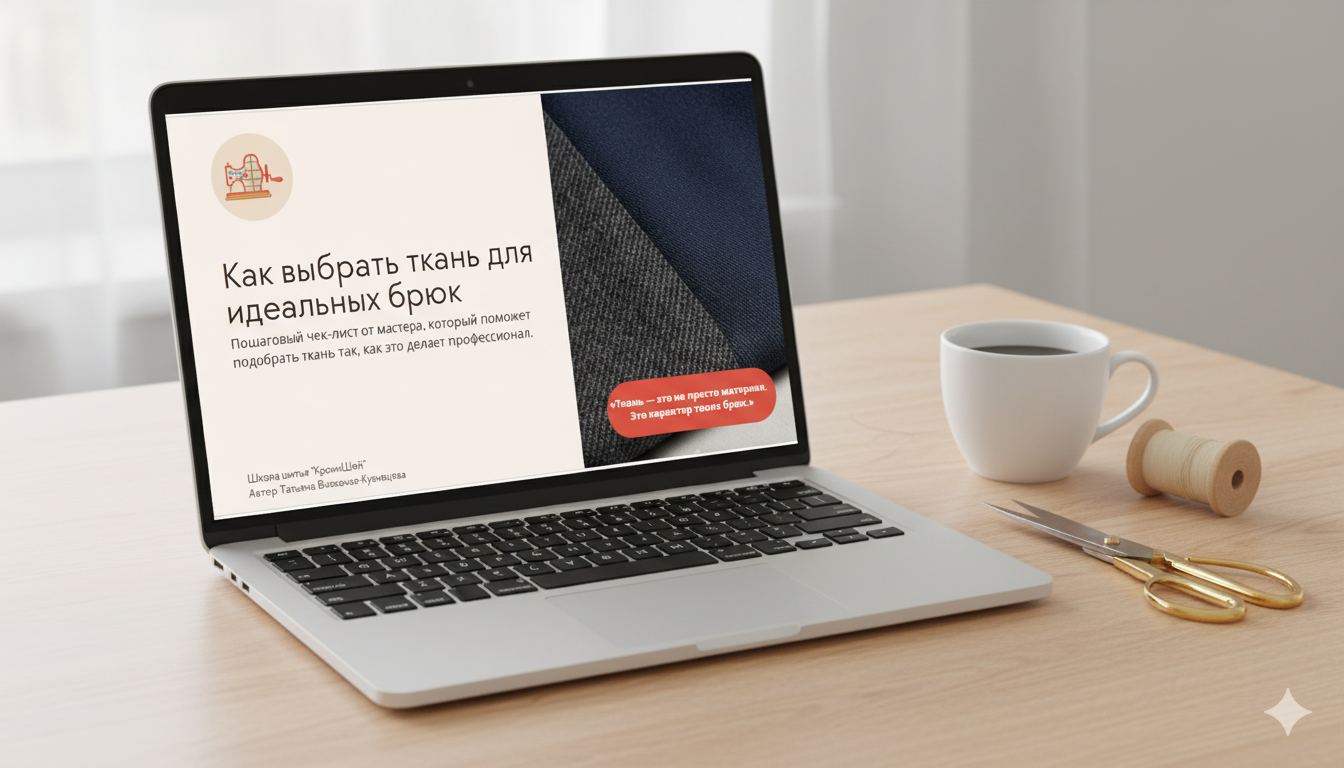 ноутбук с чек-листом