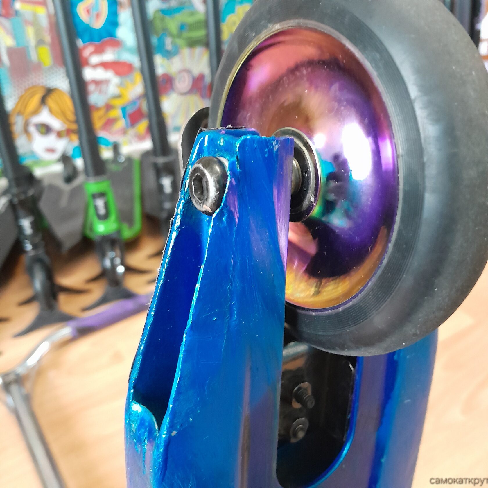 Кастом Drone/Ethic бу трюковой самокат