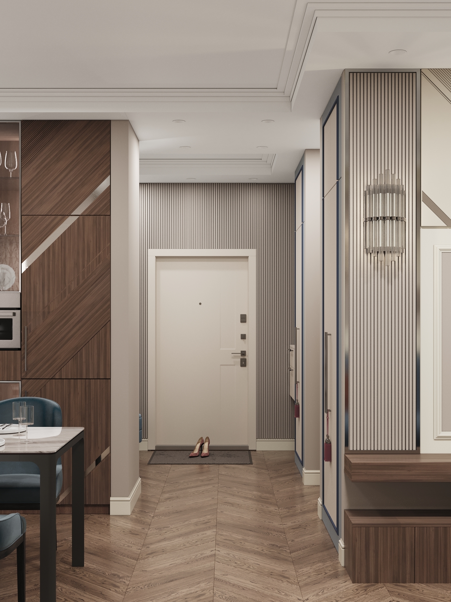 Трёхкомнатная квартира в ЖК «Sky House», вид 6