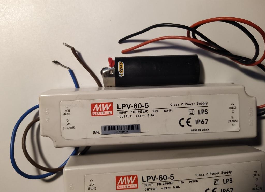 Power Supply LPV-60 series, Mean Well