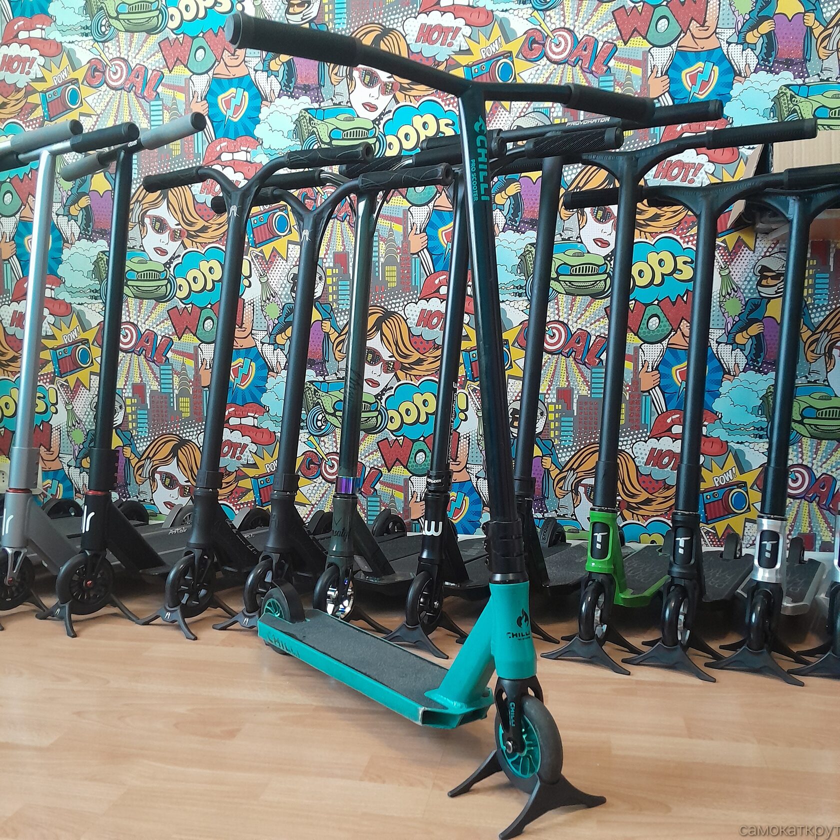 Chilli Pro Scooter Reaper Ice бу трюковой самокат