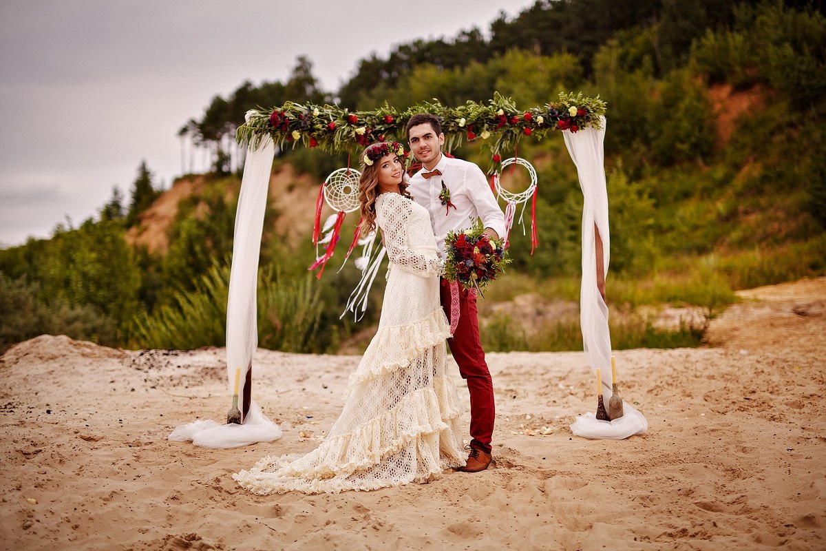 Заказать свадебное платье бохо