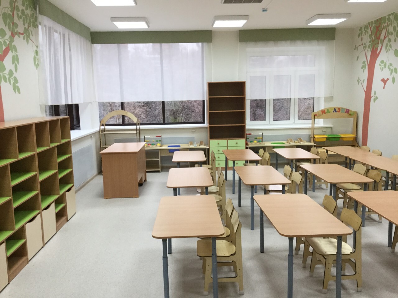 Мебель и оборудование на реализованном объекте