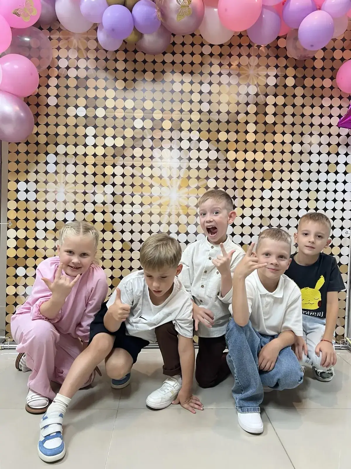 Первый класс после командного праздника в Коврове
