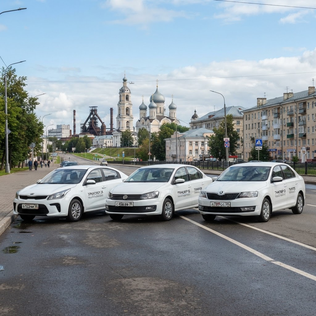 Тариф Эконом — Kia Rio, VW Polo и Skoda Rapid в Череповце