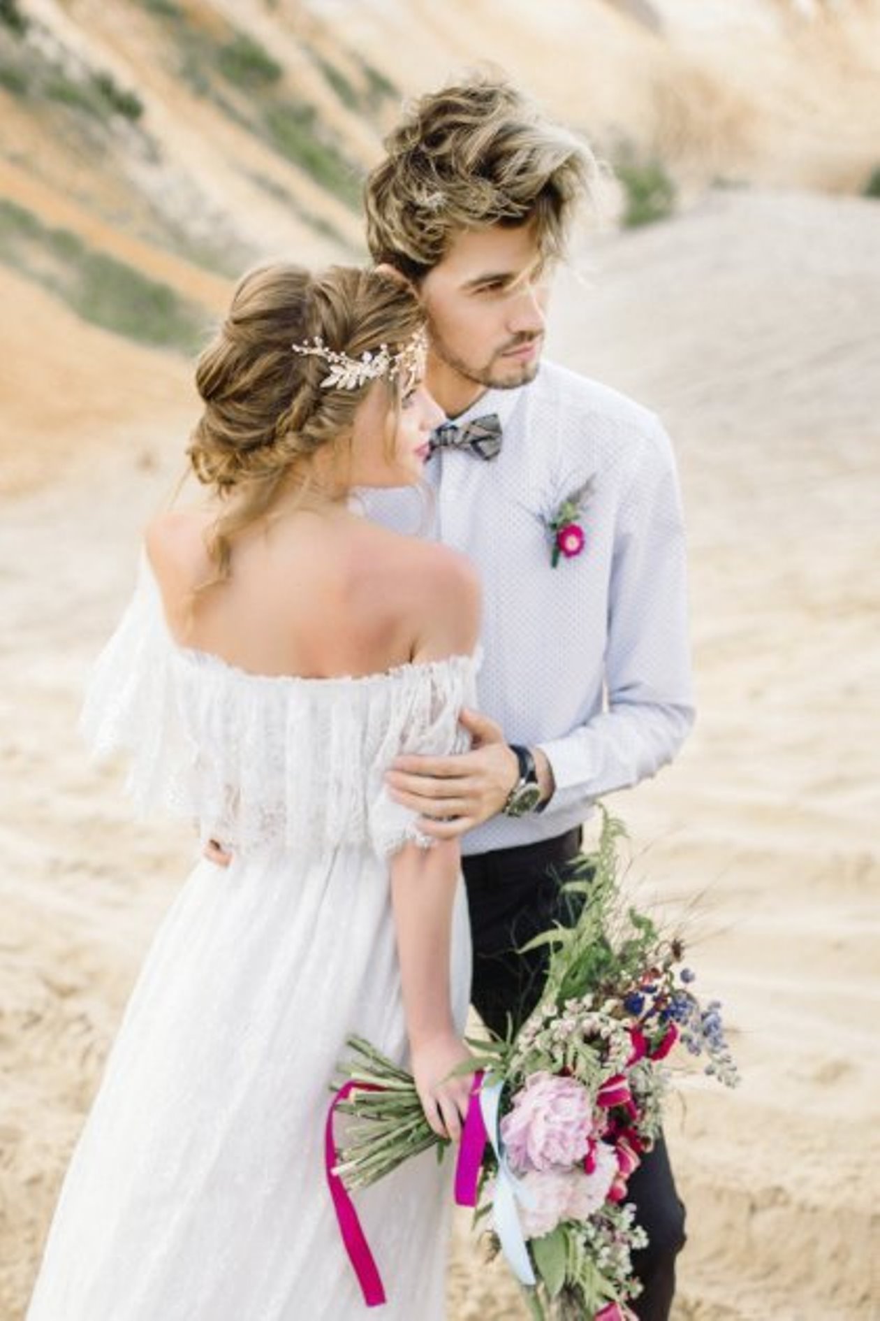 Платье свадебное рустик