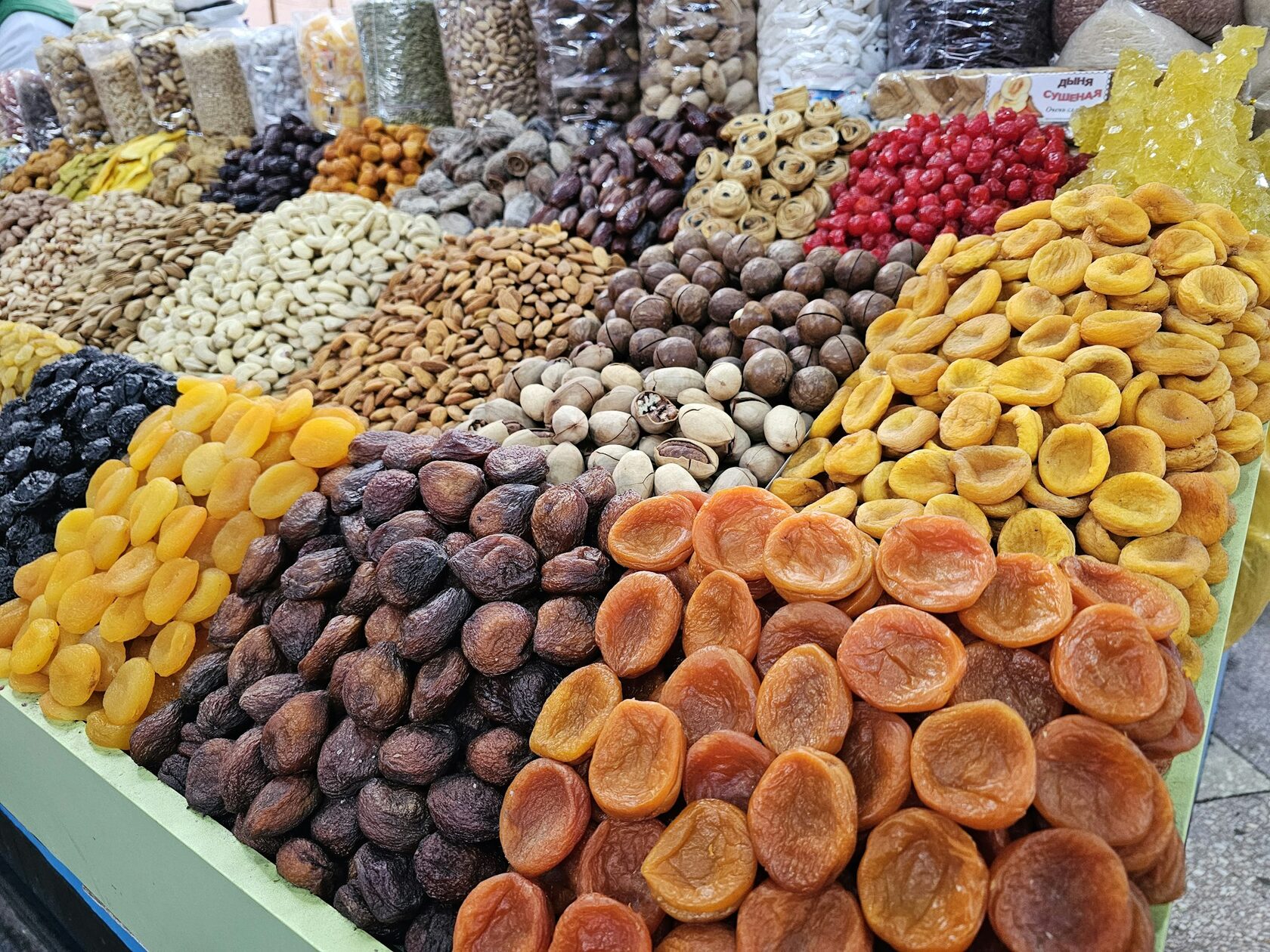 Орехи, сухофрукты и сладости