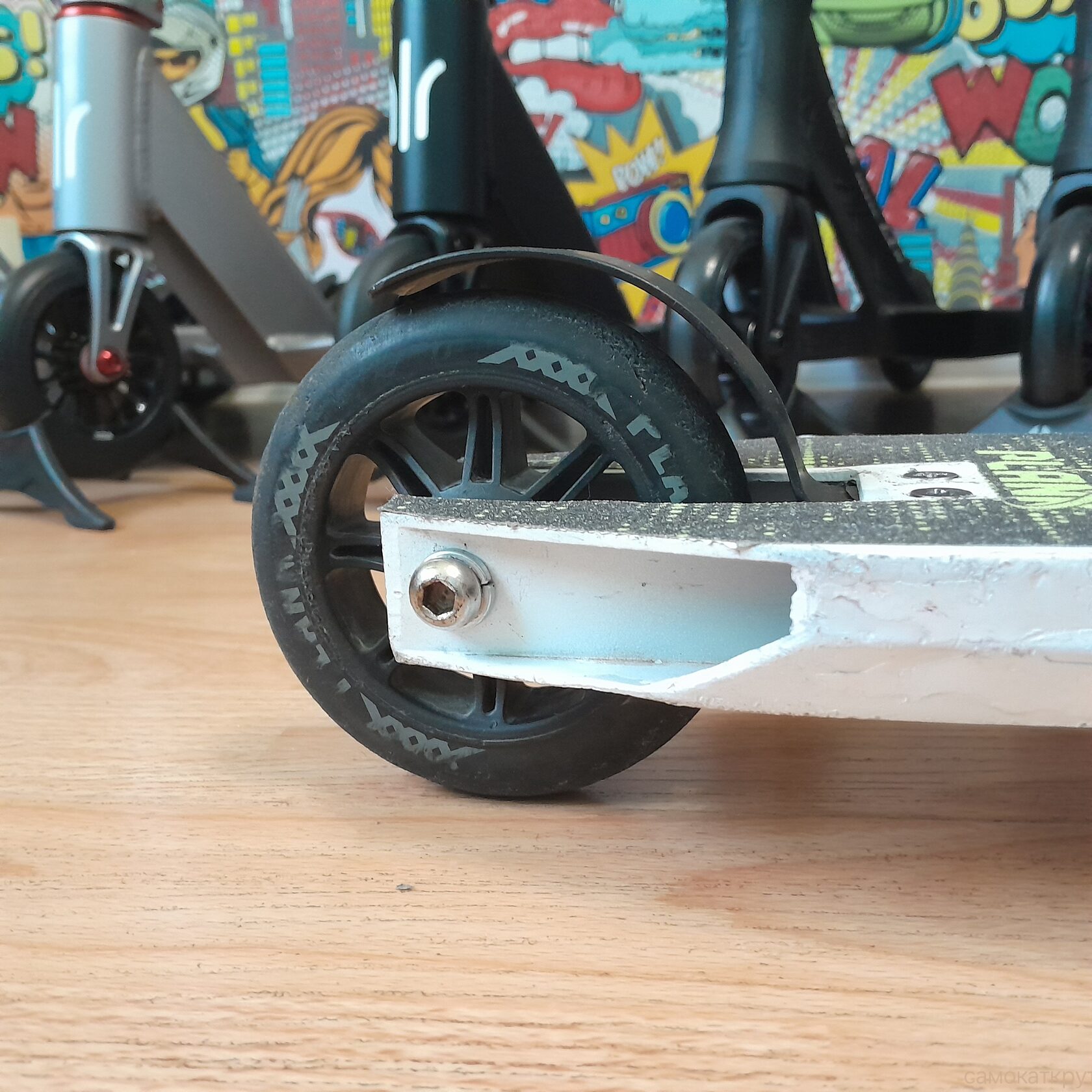 Детский бу трюковой самокат