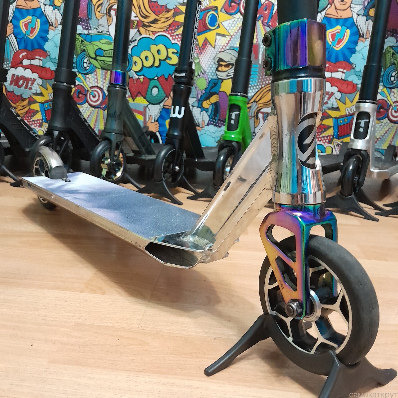 Oxelo mf 3.6 бу трюковой самокат