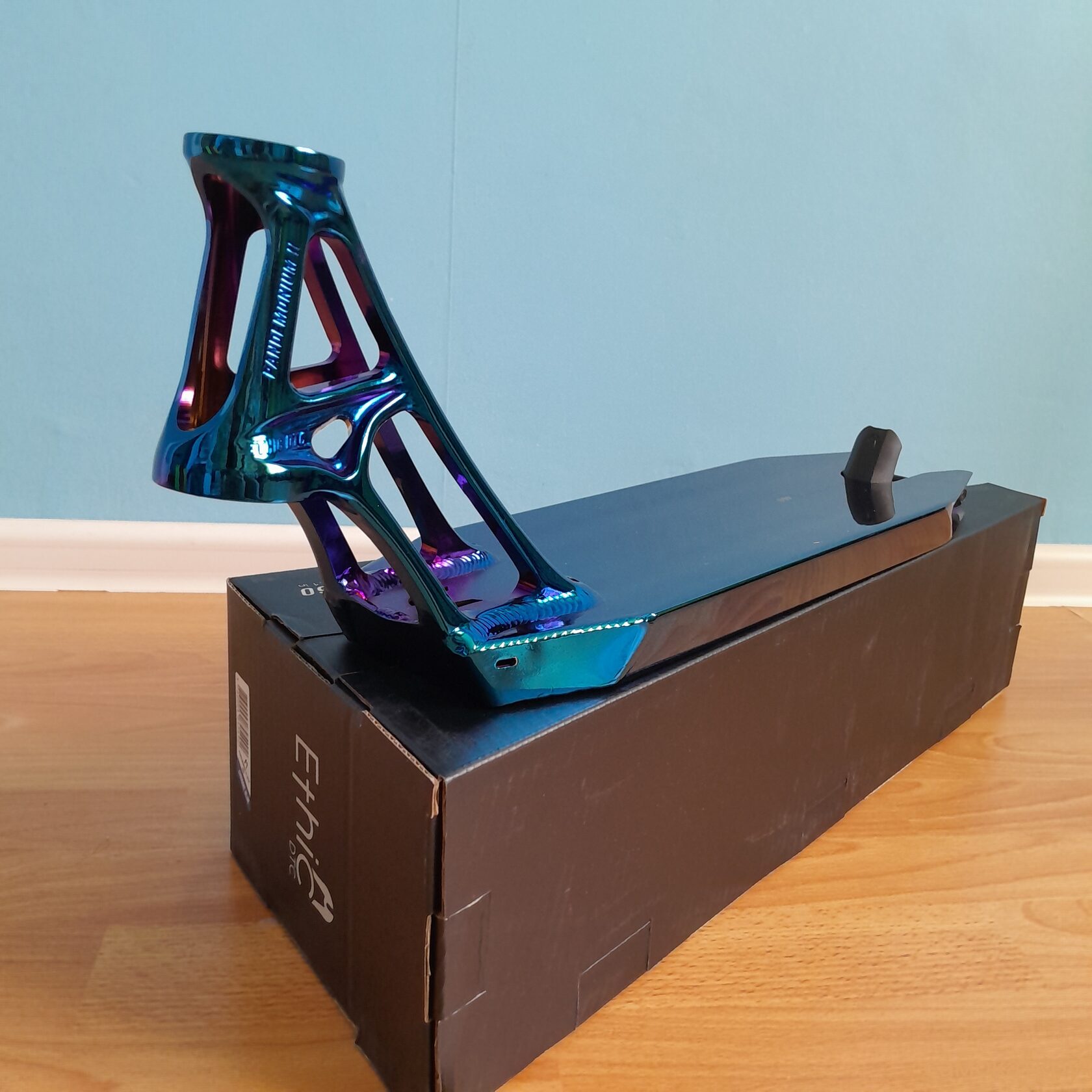 Ethic Pandemonium v2 chrome bue дека для трюкового самоката